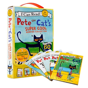 皮特猫乐天派人见人爱 英文原版绘本全套 I Can Read My First Pete the Cat 进口初级学习英语童书 汪培珽书单4-5-6-8岁