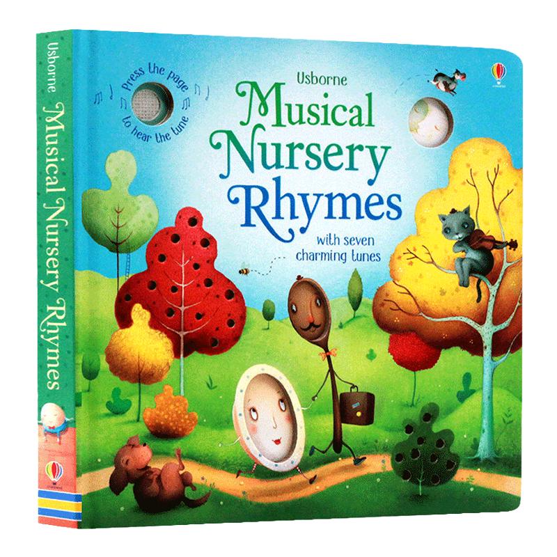 童谣伴奏奇妙触摸发声书 英文原版绘本 Musical Nursery Rhymes Usborne 尤斯伯恩 低幼启蒙 百年经典童谣音乐 管弦乐队儿歌纸板书