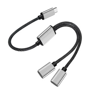 type-c转换线1公转2母type-c口USB-C口转3个USB-C口TYPC-C接口转换线OTG线电脑C口扩展器车载PD同时充电扩展