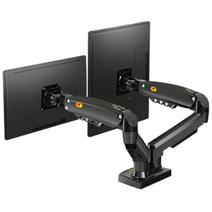 NB双屏显示器支架金属臂多屏电脑免打孔笔记本护眼增高17-27英寸