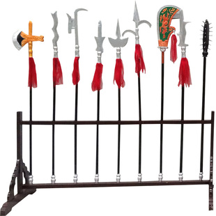 戏剧道具用品十八般兵器全套道具寺庙銮架刀枪靶子兵器架子