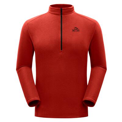 【P系列】伯希和户外摇粒绒抓绒衣内胆男超轻透气保暖长袖打底衫