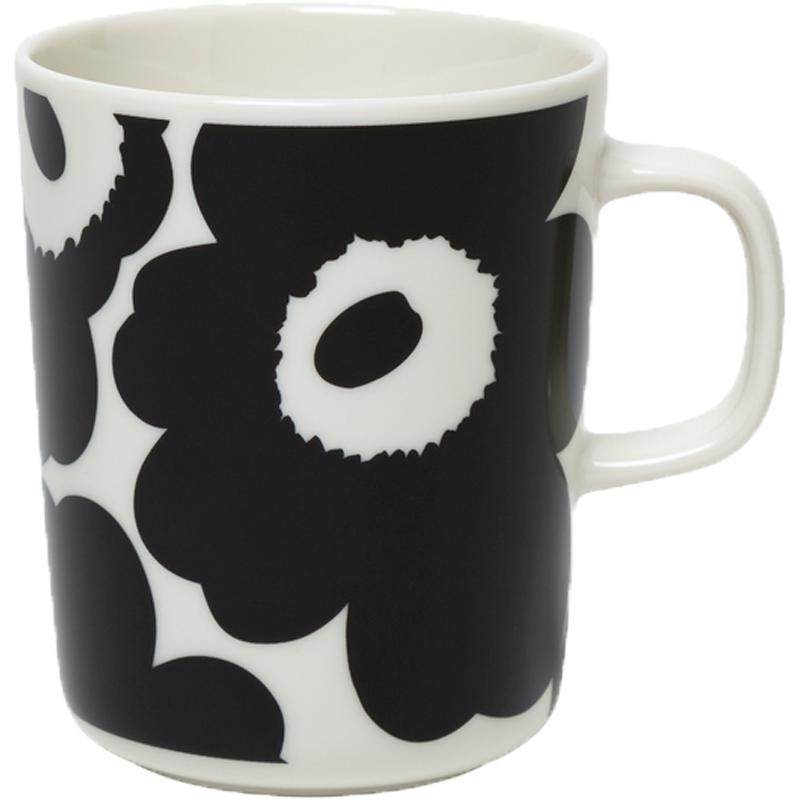 Marimekko【Unikko游霓可印花】陶瓷马克杯250ml