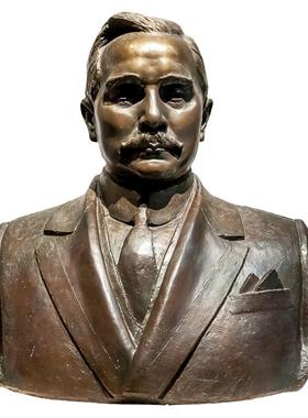 国父孙中山校园文化名人玻璃钢