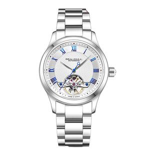 新款正品海鸥手表时尚商务休闲飞轮全自动机械表男士镂空男表1090