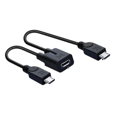 MicroUSB一分二行车记录仪线