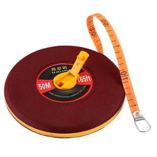 皮卷尺布卷尺皮尺纤维卷尺拉尺10 20 30 50 100米软尺土地测量尺