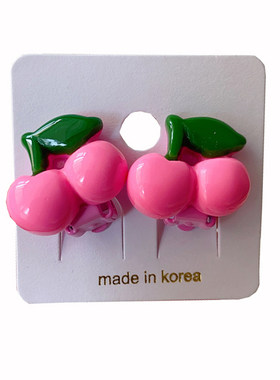 耳夹儿童无耳洞耳环耳坠花朵星星