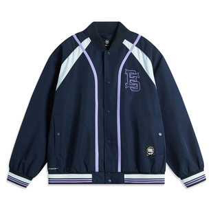 李宁反伍BADFIVE外套夹克薄款秋季男子防泼水宽松休闲外套AFDU491