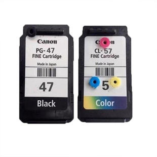 适用佳能PG47黑色墨盒 CL57彩色 E3370 E410 E400原装打印机连供