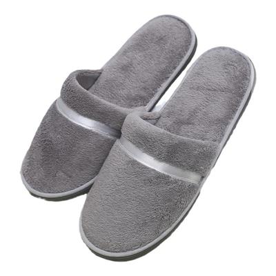 拖鞋室内家居招待客人10双家用高级感冬季加厚一次性客用毛拖鞋w