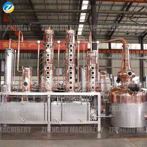 多列精馏塔威士忌金酒朗姆酒伏特加蒸馏设备壶式塔式蒸馏器
