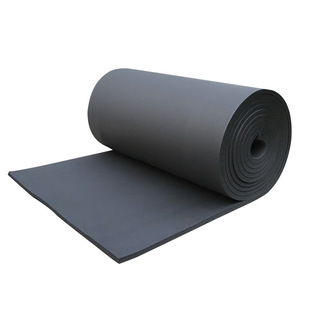 橡塑保温棉自粘阻燃室内环保防水空调管道风管隔音棉橡塑板高密度