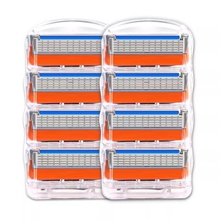 吉列锋速5刀片锋隐致顺手动剃须刀五层刀头男士替换刮胡刀刀架