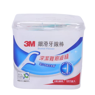 升级加量中国台湾3M超细滑牙线棒安全护理牙缝清洁一次性家庭装