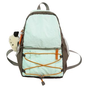 儿童书包超轻撞色男女童出游登山包超轻出游小学生研学包旅行背包