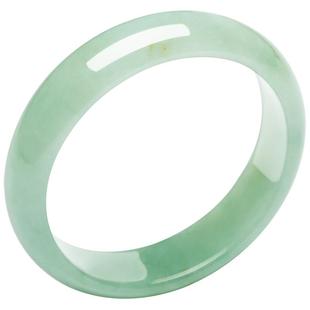 五花八门a货缅甸翡翠手镯飘花玉手镯女款天然冰糯种真玉手镯正品