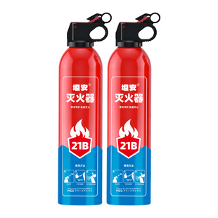 车载家用灭火器小型3C认证私家车用防爆便携水基21B固定消防国标
