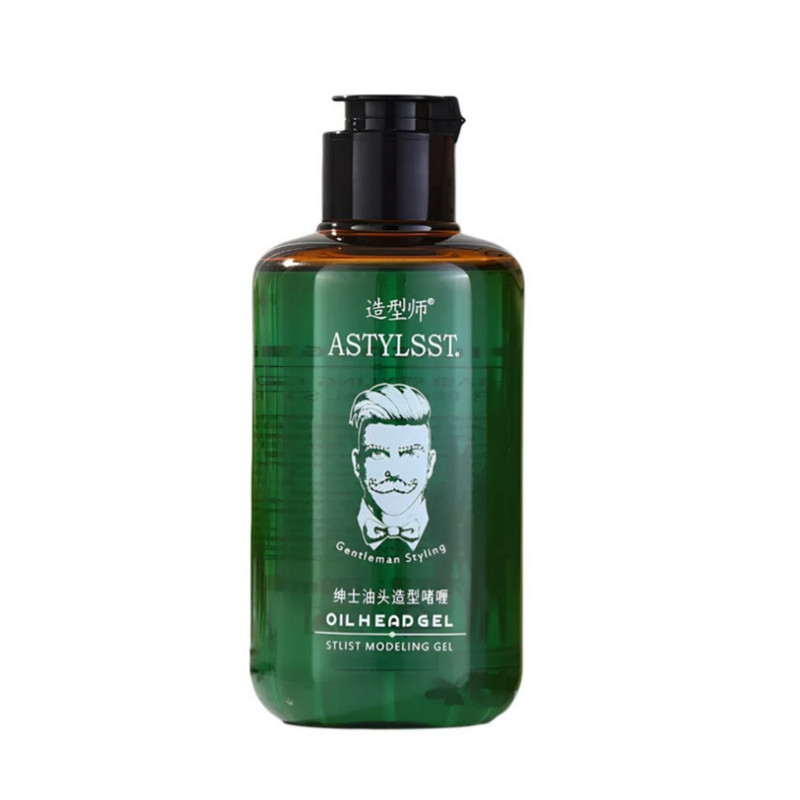 造型师男士啫喱膏发蜡复古油头