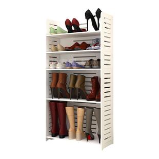 鞋架家用门口新款简易可调节高度塑料小靴子收纳入户鞋柜