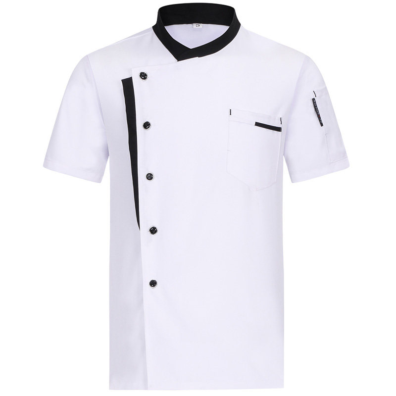厨师服长袖男餐饮纯棉透气工作服