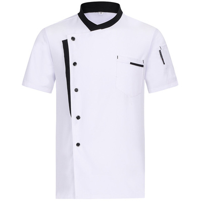 厨师服长袖男餐饮纯棉透气工作服