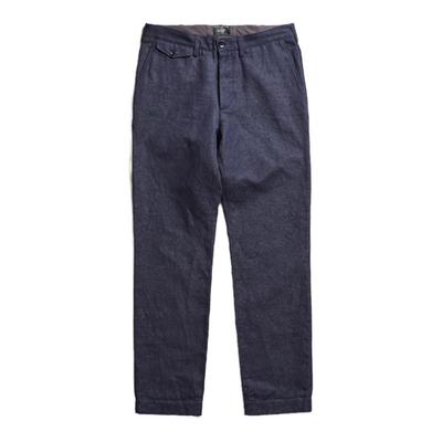 日本制复古人字纹麻英伦休闲裤