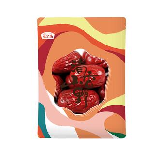 燕之坊若羌自然吊干枣400g休闲零食干果新疆灰枣袋装大骏枣小干枣