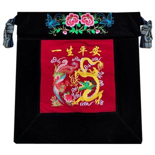 云南老式小孩背巾贵州传统婴儿背带布四川背娃初生宝宝背扇后背式