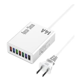 USB接口14A多口通用头多孔同时充电使用适用苹果安卓vivooppo充电头电源适配器过压保护快充插头5V4A自动断电