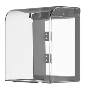 明装加高防水盒86型卫生间明线开关插座黑色保护盖罩漏电插防溅盒