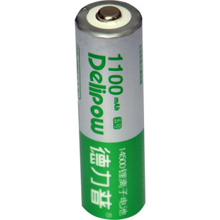 德力普3.7V 5号1100mAh USB 4440mwh 7号320毫安时锂可充电电池