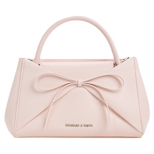 CHARLES&KEITH26夏新品CK2-50782939蝴蝶结手提小方包斜挎折纸包
