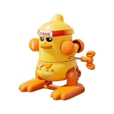 儿童发条玩具上链后空翻萌趣鸭