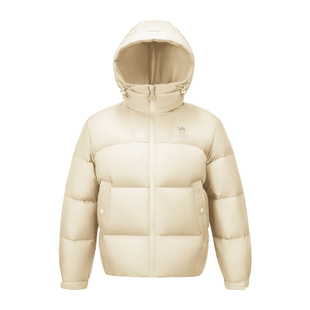 骆驼火山羽绒服2.0机能版女装短款2025新款冬季保暖面包服外套女