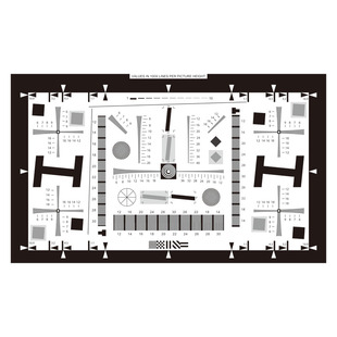 2X分辨率测试卡增强相纸级超清ISO12233高清单反相机测试图4000线