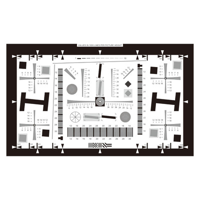 分辨率测试卡iso12233单反相机