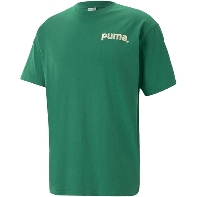 PUMA彪马男子运动休闲印花短袖T
