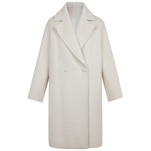 【羊驼毛】莱茵福莱尔绒感高级毛呢中长款大衣