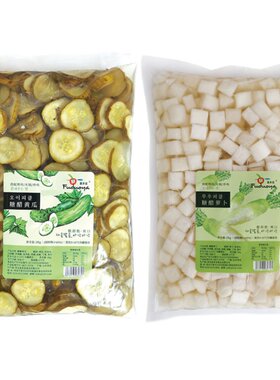 糖醋萝卜丁韩式小黄瓜腌脆酸甜