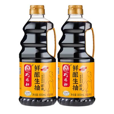 巧媳妇800ml原汁鲜酿生抽美味料酒香醋家用调味多规格组合任选