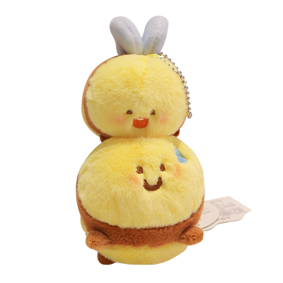 吹泡泡搞笑鲨bee小蜜蜂公仔挂件