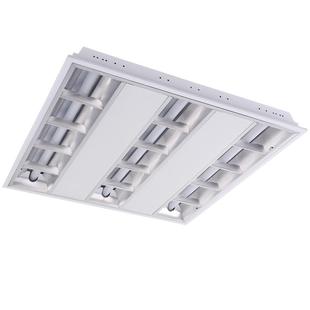 led平板灯集成吊顶面板灯办公室格栅灯600x600铝扣板嵌入式支架灯