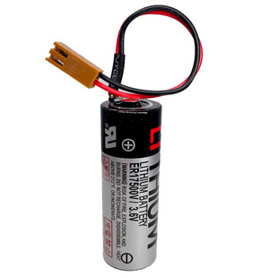 东芝ER17500V/3.6V爱普生机器人电池 住友注塑机欧姆龙安川机器人
