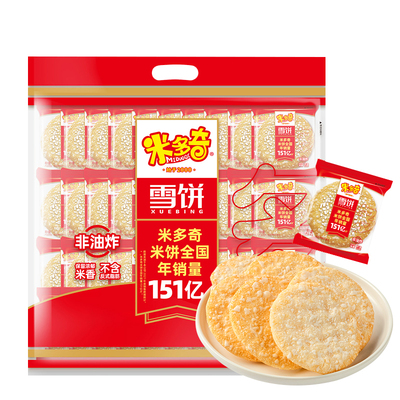 米多奇雪饼香米饼仙贝饼干