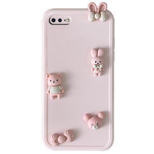 适用于苹果8plus手机壳iphone7puls可爱a1661卡通i8spuls新款i7splus女生p8rplus女p7全包ip7p防摔七q八ipone