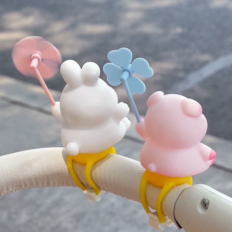 宝宝婴儿车玩具挂件小风车推车装饰摆饰遛娃神器电动车自行车装饰