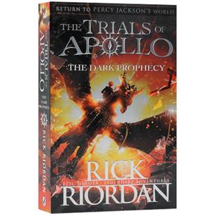 预售送音频第五季波西杰克逊系列英文版The Trials of Apollo2阿波罗的审判三部曲第二卷The Dark Prophecy黑暗寓言percy Jackson