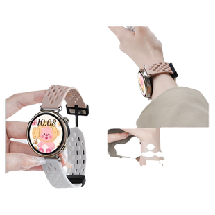 适用华为GT5/pro手表GT4透气磁吸扣硅胶表带gt3运动gt2pro智能watchgt4女生watch4pro夏天表链3pronew腕带