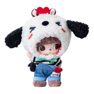 现货娃衣10cm棉花娃娃 17cm拉布布DIMOO搪胶公仔挂件高飞衣服套装